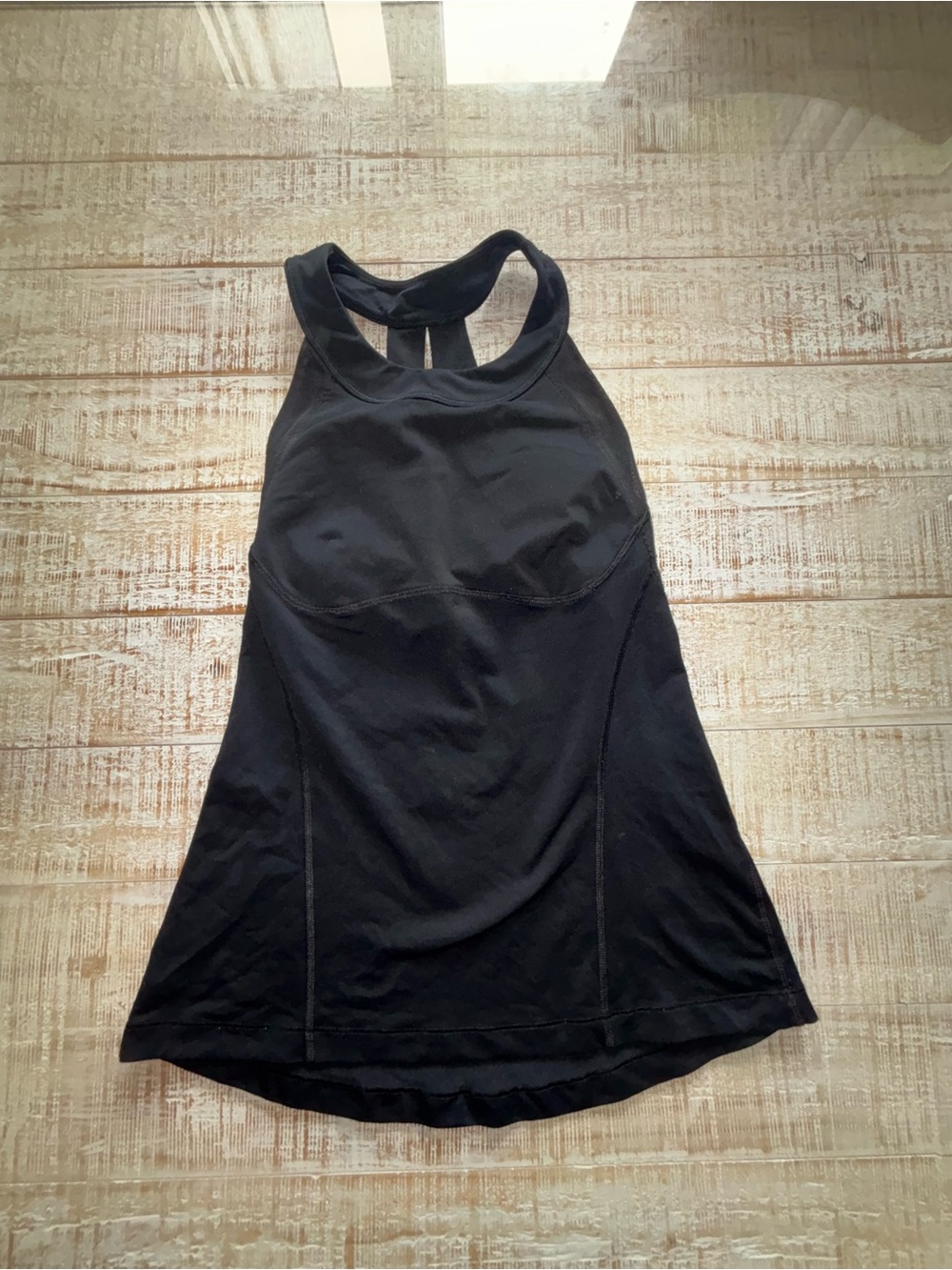 Lululemon black tank. Perfect condition